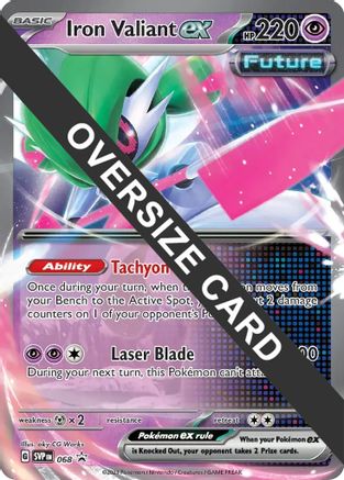 Iron Valiant ex 068 - Holofoil Jumbo Cards - Promo