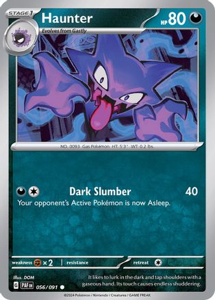 Haunter 056/091 SV Paldean Fates - Common