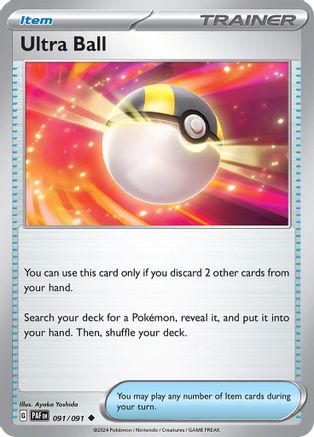 Ultra Ball 091/091 SV Paldean Fates - Uncommon