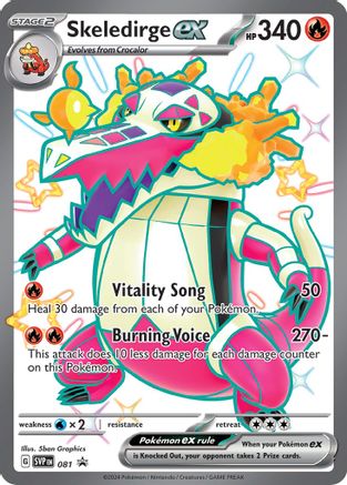 Skeledirge ex 081 - Holofoil SV Scarlet & Violet Promo Cards - Promo
