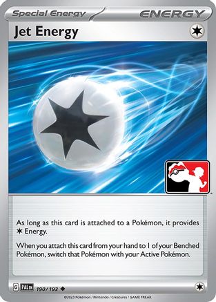 Jet Energy 190/193 - Holofoil Prize Pack Series Cards - Uncommon
