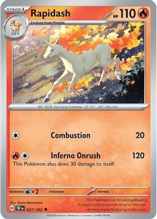 Rapidash 027/162 SV05 Temporal Forces - Uncommon