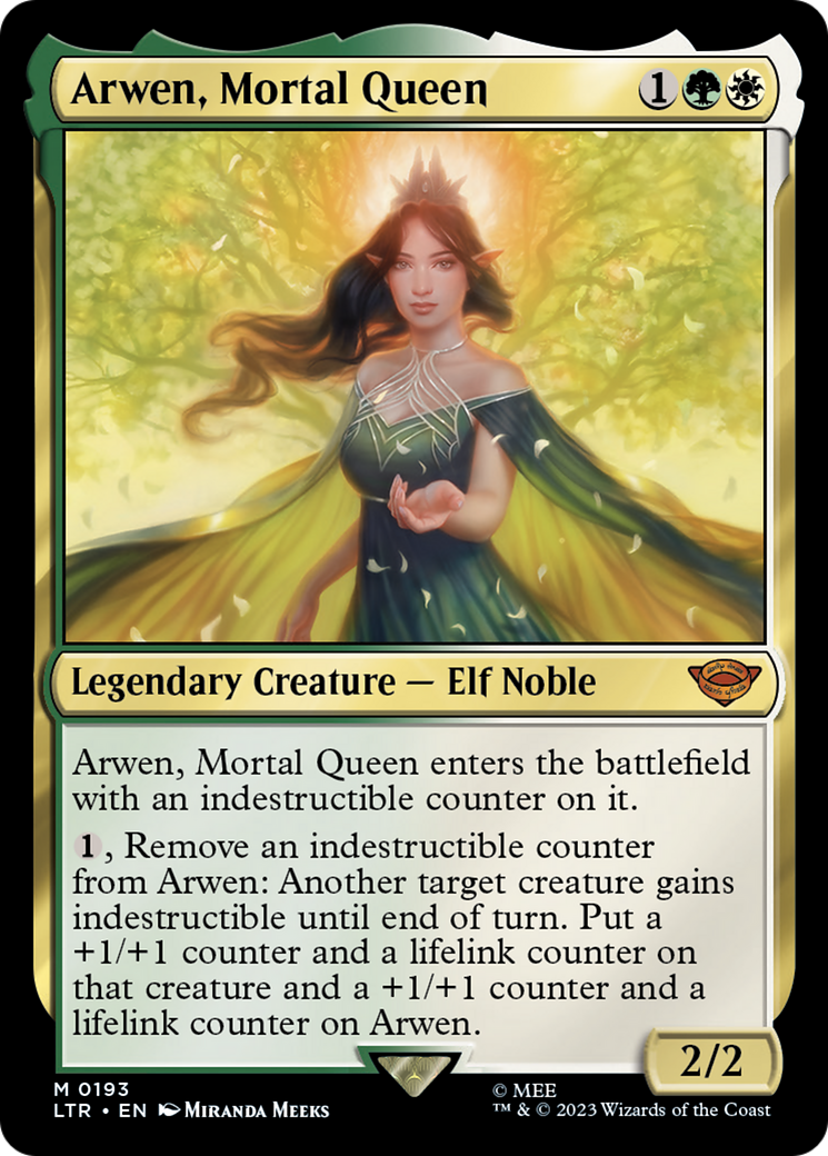 Arwen, Mortal Queen (LTR-193) - The Lord of the Rings: Tales of Middle-earth Foil