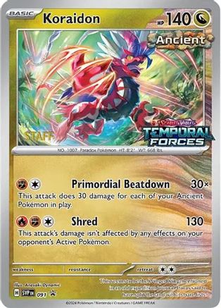 Koraidon 091 - Holofoil SV Scarlet & Violet Promo Cards - Promo
