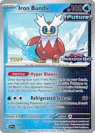 Iron Bundle 058 - Holofoil SV Scarlet & Violet Promo Cards - Promo