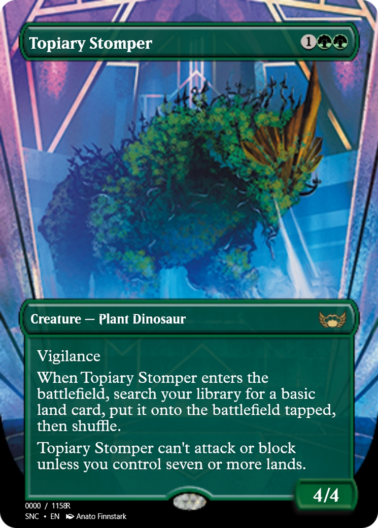 Topiary Stomper (PRM-99711) - Magic Online Promos Foil
