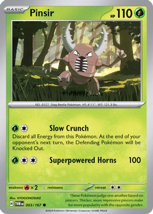 Pinsir 003/167 SV06 Twilight Masquerade - Common