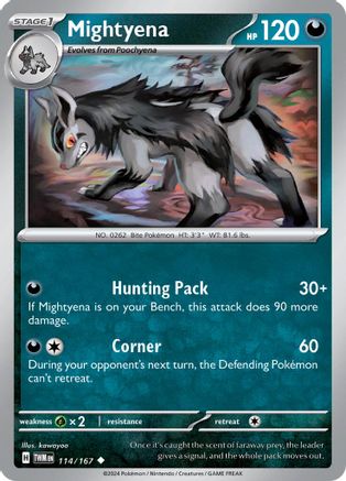 Mightyena 114/167 SV06 Twilight Masquerade - Uncommon