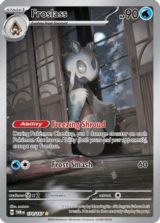 Froslass 174/167 - Holofoil SV06 Twilight Masquerade - Illustration Rare