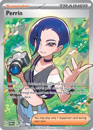 Perrin 209/167 - Holofoil SV06 Twilight Masquerade - Ultra Rare