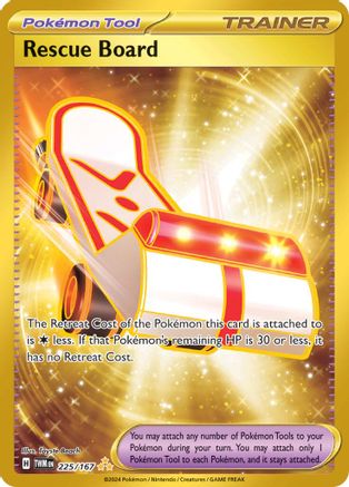 Rescue Board 225/167 - Holofoil SV06 Twilight Masquerade - Hyper Rare