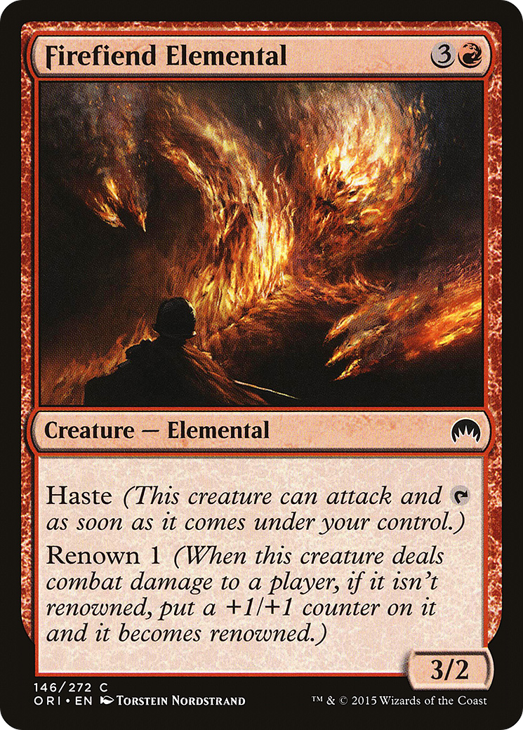Firefiend Elemental (ORI-146) - Magic Origins