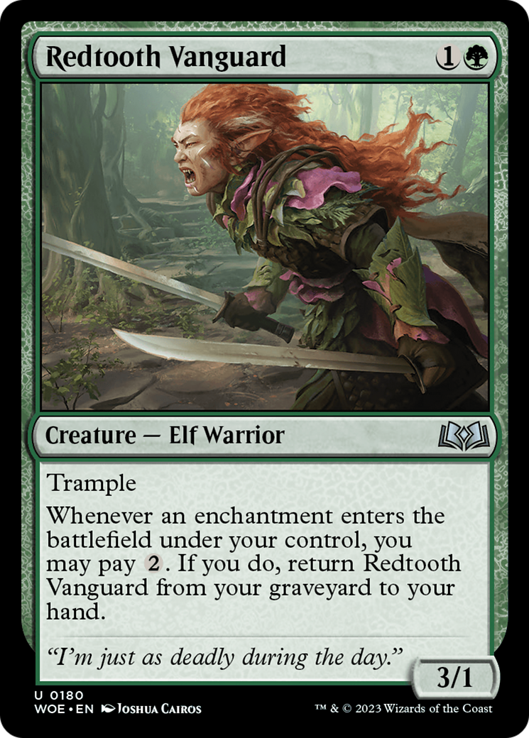 Redtooth Vanguard (WOE-180) - Wilds of Eldraine