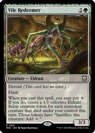 Vile Redeemer (Ripple Foil) (M3C-251) - Modern Horizons 3 Commander Foil