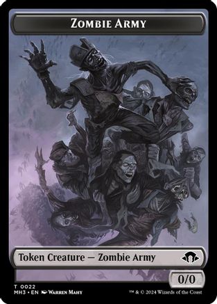 Zombie Army Token (MH3-022) - Modern Horizons 3