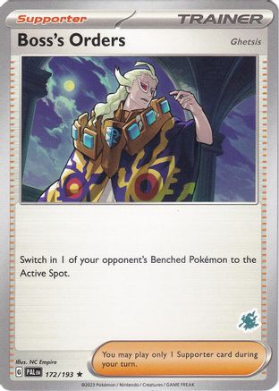 Boss's Orders - Darkrai Deck 172/193 Battle Academy 2024 - Rare