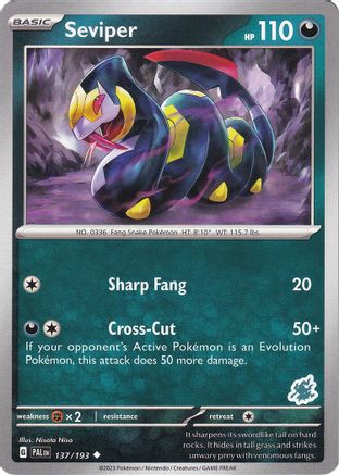 Seviper - Darkrai Deck 137 Battle Academy 2024 - Uncommon