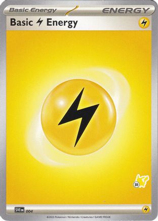 Basic Lightning Energy - Pikachu 31 004 Battle Academy 2024 - Common