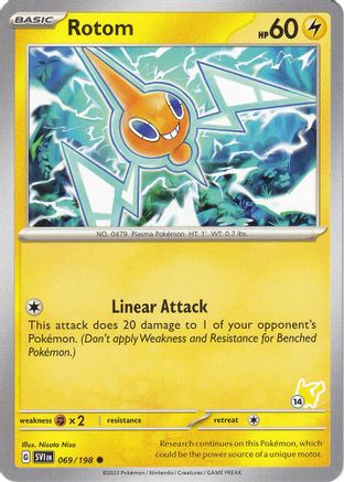 Rotom - Pikachu 14 069 Battle Academy 2024 - Common