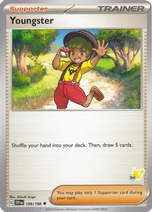 Youngster - Pikachu 59 198 Battle Academy 2024 - Uncommon