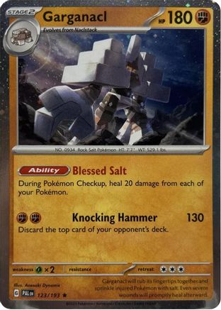 Garganacl (Cosmos Holo) 123/193 - Holofoil Blister Exclusives - Rare