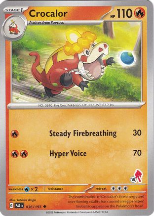 Crocalor - Armarouge 15 036 Battle Academy 2024 - Uncommon