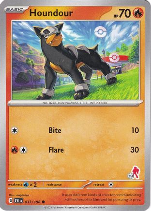 Houndour - Armarouge 39 033 Battle Academy 2024 - Common