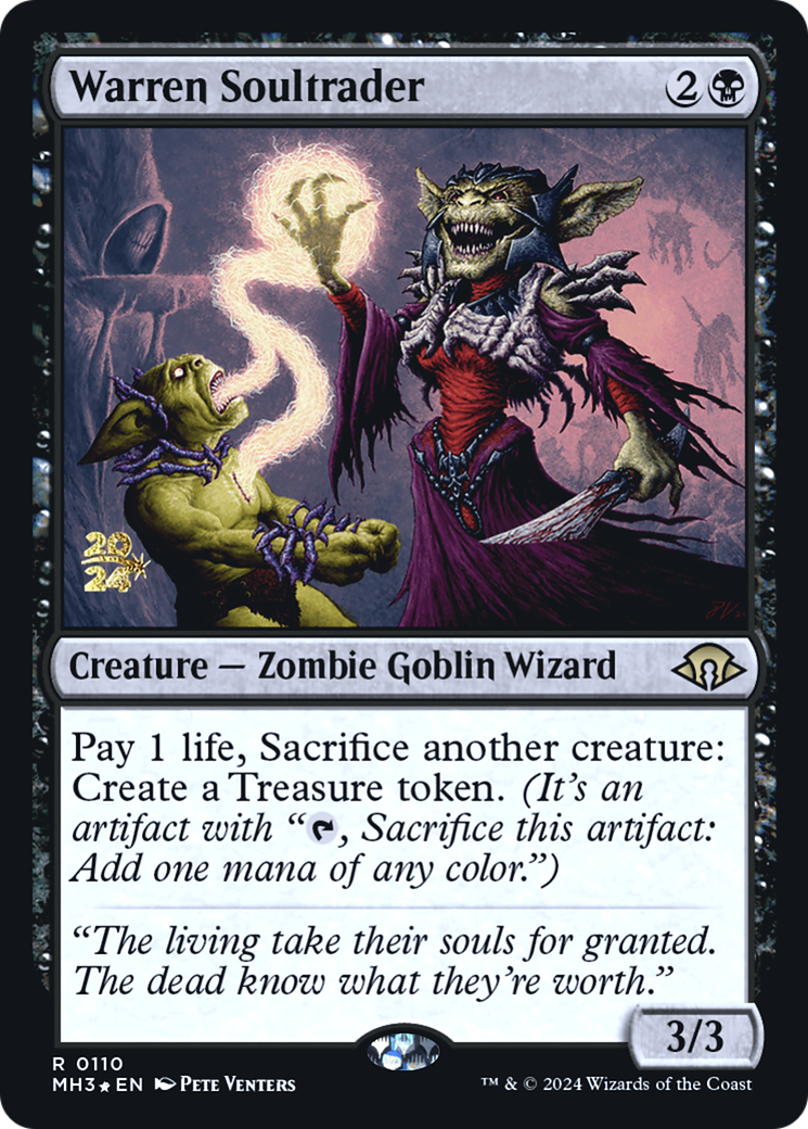 Warren Soultrader (PRE-110S) - Modern Horizons 3 Promos Foil