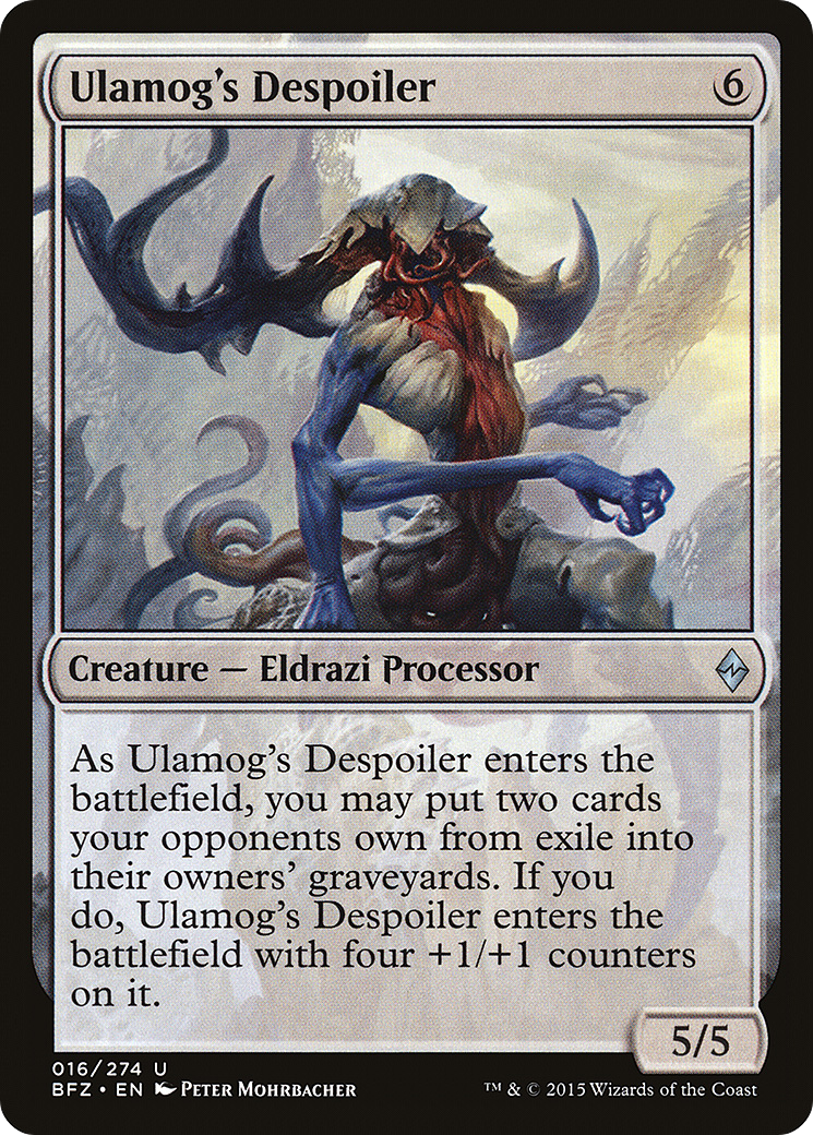 Ulamog's Despoiler (BFZ-016) - Battle for Zendikar Foil