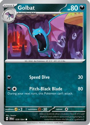 Golbat 028/064 SV Shrouded Fable - Common