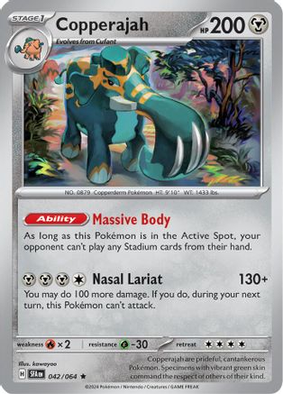 Copperajah 042/064 - Holofoil SV Shrouded Fable - Rare