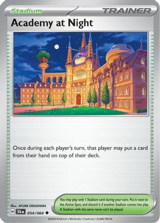 Academy at Night 054/064 - Reverse Holofoil SV Shrouded Fable - Uncommon