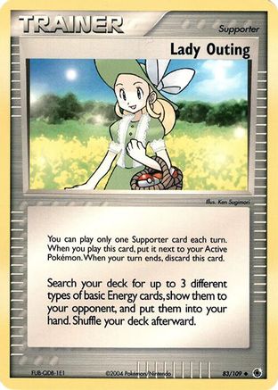 Lady Outing 083/109 Deck Exclusives - Uncommon