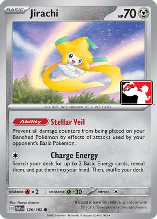 Jirachi 126/182 - Holofoil Prize Pack Series Cards - Common