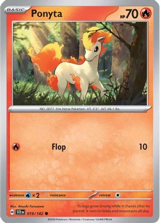 Ponyta 019/142 SV07 Stellar Crown - Common
