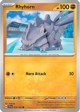 Rhyhorn 074/142 SV07 Stellar Crown - Common
