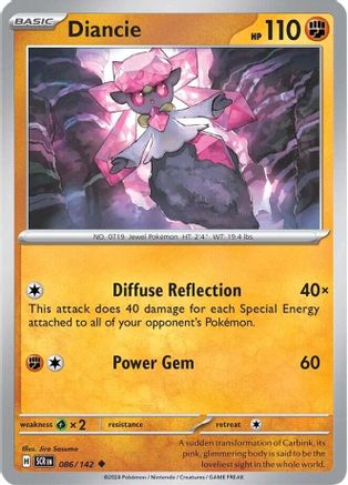 Diancie 086/142 SV07 Stellar Crown - Uncommon