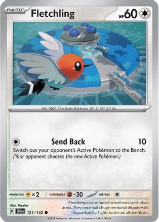 Fletchling 121/142 SV07 Stellar Crown - Common