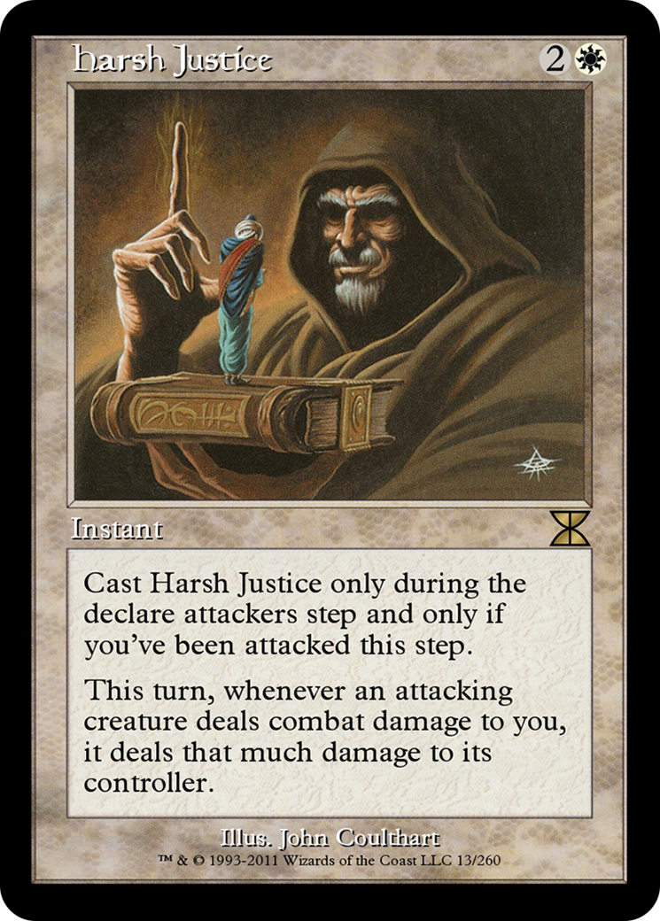 Harsh Justice (ME4-013) - Masters Edition IV Foil