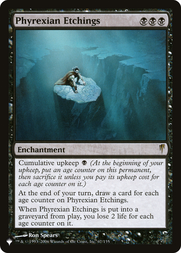 Phyrexian Etchings (LIST-67/155) - The List