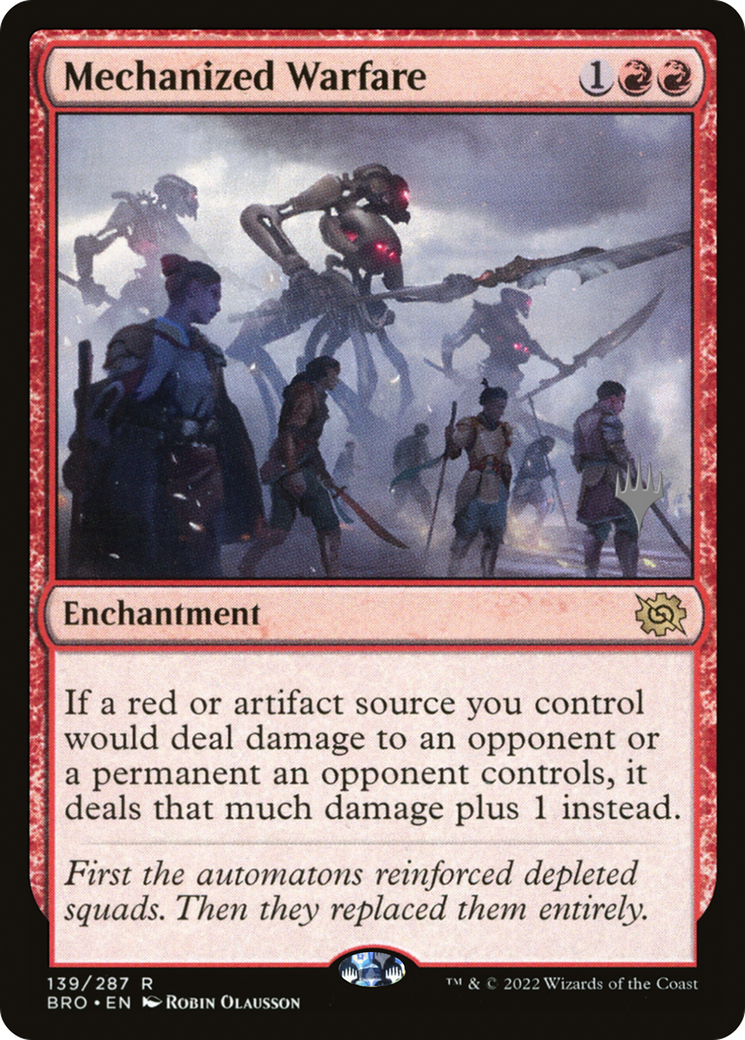 Mechanized Warfare (PPBRO-139P) - The Brothers' War Promos Foil