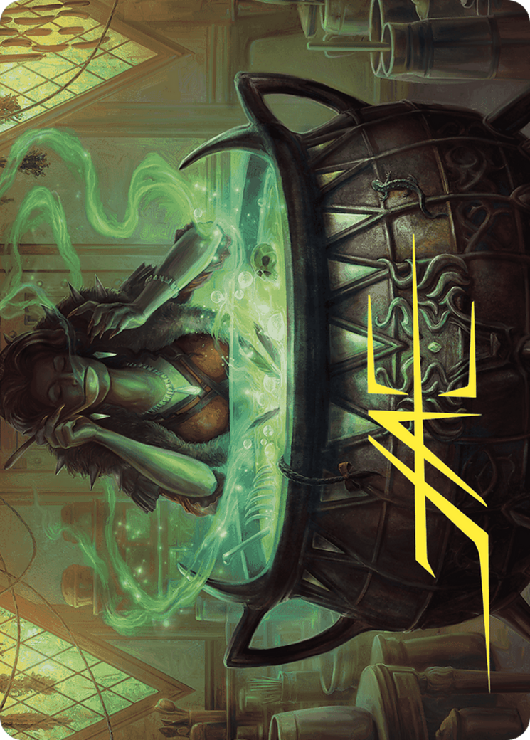 Agatha's Soul Cauldron // Agatha's Soul Cauldron (AWOE-042) - Wilds of Eldraine Art Series (Borderless)