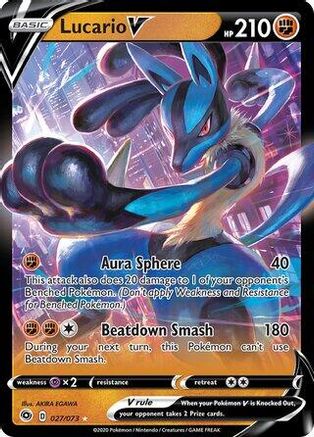Lucario V 027/73 Deck Exclusives - Promo