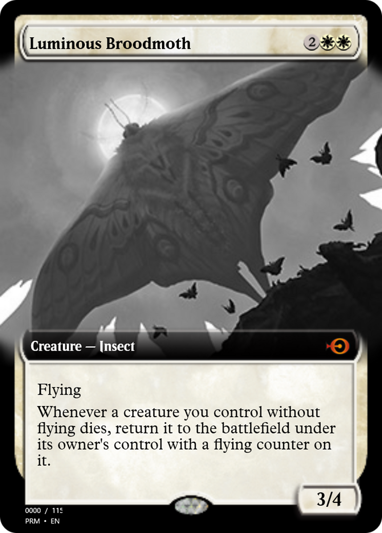 Luminous Broodmoth (PRM-80871) - Magic Online Promos
