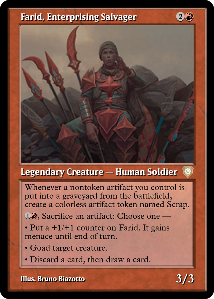 Farid, Enterprising Salvager (PRM-105730) - Magic Online Promos