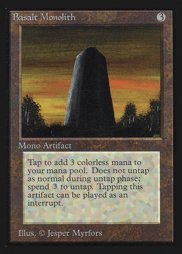 Basalt Monolith (IE) (IED-232) - Intl. Collectors' Edition