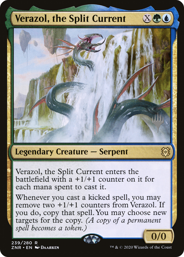 Verazol, the Split Current (PPZNR-239) - Zendikar Rising Promos Foil