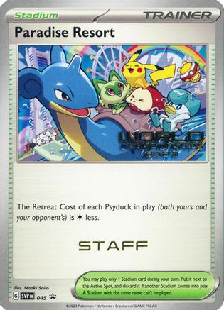 Paradise Resort 045 SV Scarlet & Violet Promo Cards - Promo