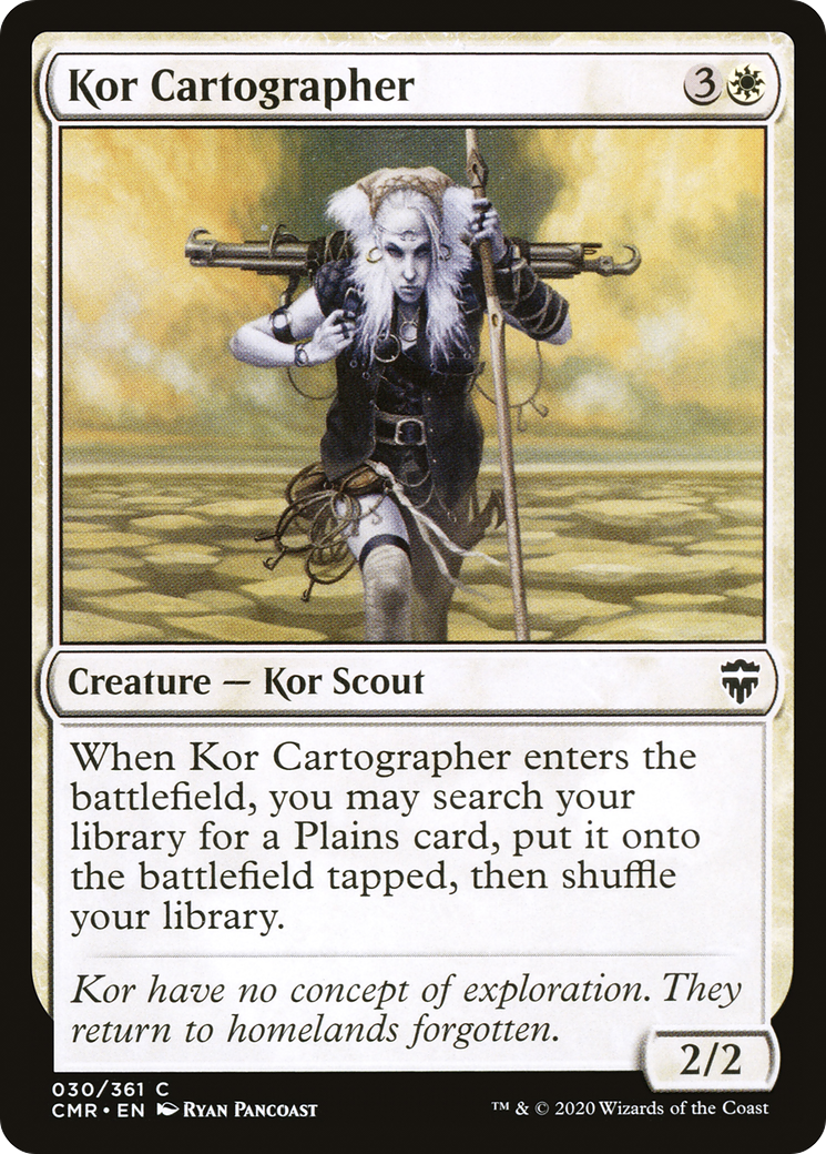 Kor Cartographer (30) (CMR-030) - Commander Legends Foil