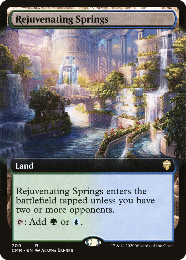 Rejuvenating Springs (Extended Art) (CMR-709) - Commander Legends: (Extended Art)